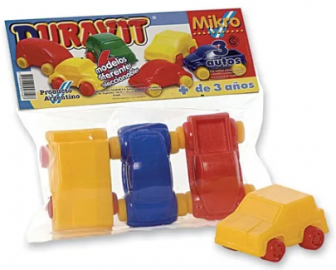 SET MINI AUTOS X3 EN BOLSA