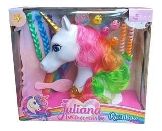 JULIANA I LOVE UNICORNS RAINBOW CABEZA