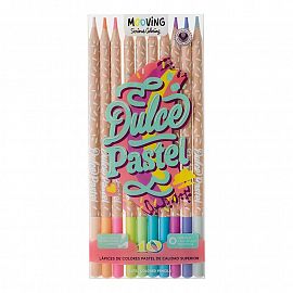 LAPICES DE COLOR PASTEL X 10 MOOVING