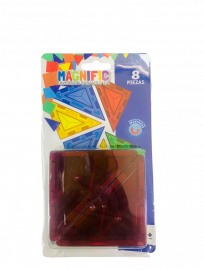 BLOQUES MAGNETICOS X 8 TRIANGULO/RECTANGULO MAGNIFIC