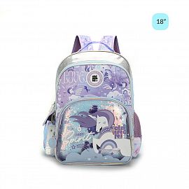 MOCHILA ESPALDA 18'' UNICORNIO