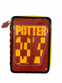 CARTUCHERA CANOPLA 2 PISOS PVC HARRY POTTER CON UTILES