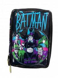 CARTUCHERA CANOPLA 2 PISOS PVC BATMAN CON UTILES