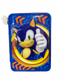 CARTUCHERA CANOPLA 1 PISO PVC SONIC CON UTILES