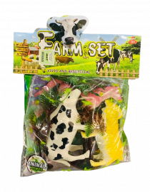 ANIMALES DE GRANJA X 3 EN BOLSA