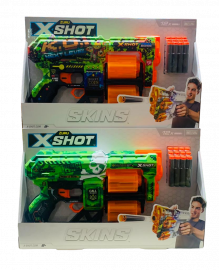 PISTOLA X-SHOT SKINS DREAD 12 DARDOS - SURTIDAS