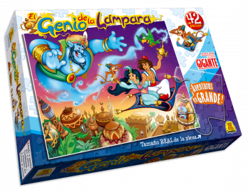 PUZZLE 42 PIEZAS GENIO DE LA LAMPARA