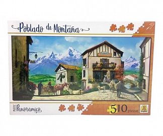 PUZZLE 510 PIEZAS POBLADO DE MONTAÑA