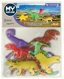 DINOSAURIOS X6 EN BOLSA (2434B)