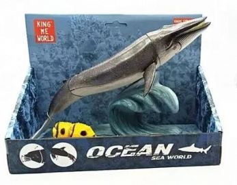 OCEAN BALLENA AZUL 24CM EN CAJA