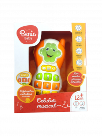 CELULAR MUSICAL CON LUZ EN CAJA