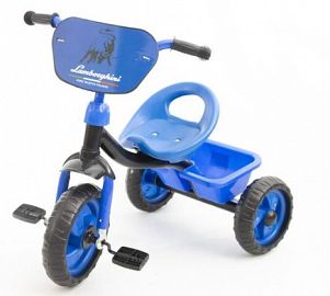 TRICICLO CON CANASTO AZUL LAMBORGHINI
