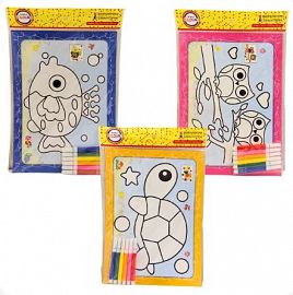 LAMINA PARA COLOREAR CON MARCADORES