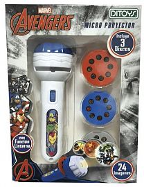 LINTERNA MICRO PROYECTOR AVENGERS