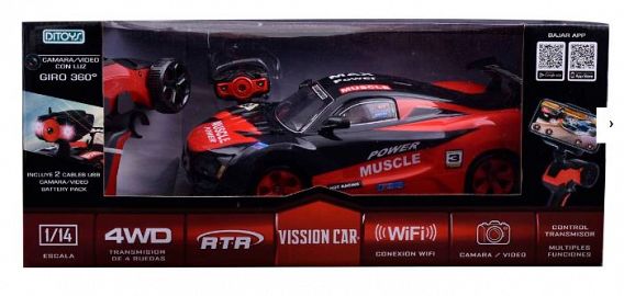 AUTO R/C 360° VISSION CAR CAMARA VIDEO