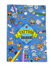 LIBRO TATTOOS PARA COLOREAR