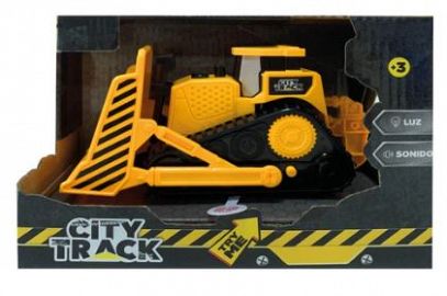 CITY TRUCK TRACTOR TOPADORA FRICCION CON LUZ