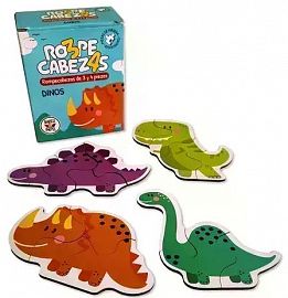 ROMPECABEZAS MADERA DINOS