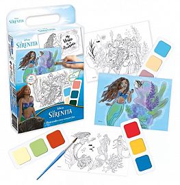 PINTANDO CON ACUARELAS LA SIRENITA