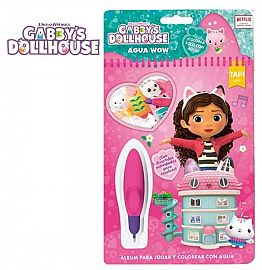 AGUA WOW LIBRO CON LAPIZ MAGICO CASA GABBY