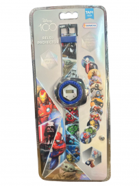 RELOJ PROYECTOR MARVEL