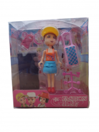 MUÑECA FASHION GIRL CON ACCESORIOS