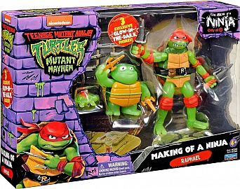 SET TORTUGAS NINJAS BRILLA EN LA OSCURIDAD - 2 MODELOS
