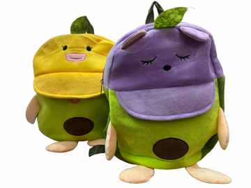 MOCHILA ANIMALITOS PELUCHE - SURTIDAS -