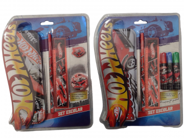 SET ESCOLAR HOT WHEELS (HW220)