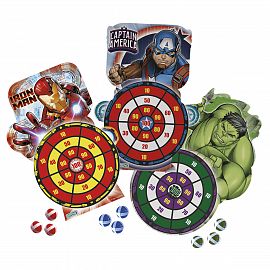 TIRO AL BLANCO CON VELCRO AVENGERS EN BOLSA