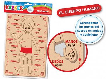MI CUERPO HUMANO GOMA EVA