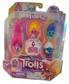 TROLLS MINEEZ MUÑECOS X5 - MODELOS SURTIDOS
