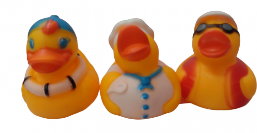 CHIFLE PATITOS X3 EN BOLSA