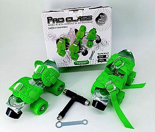 PATIN METAL PRO CLASS VERDE CON ACCESORIOS