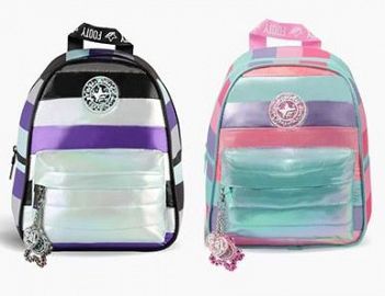 MOCHILA ESPALDA CHICA METALIZADA