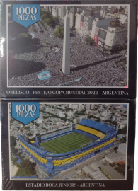 PUZZLE 1000PZS ARGENTINA -4 MODELOS-