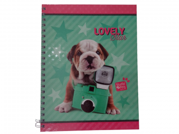 CUADERNO UNIVERSITARIO ESPIRAL TAPA DURA STUDIO PETS