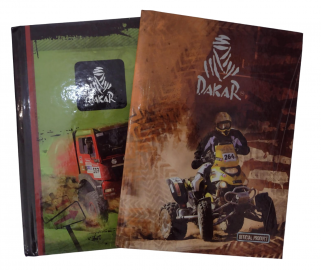 CUADERNO TAPA DURA CHICO DAKAR - OFERTA