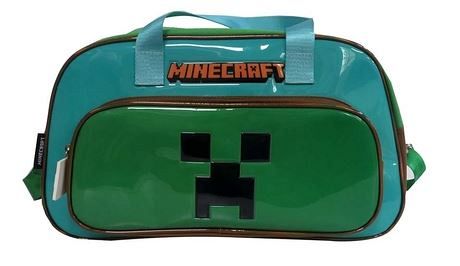BOLSO OVAL CON BOLSILLO MINECRAFT