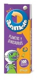 ABREMENTE 2 EN 1 PLANETAS Y DINOSAURIOS