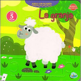 LIBRO LA GRANJA CON 5 PIEZAS