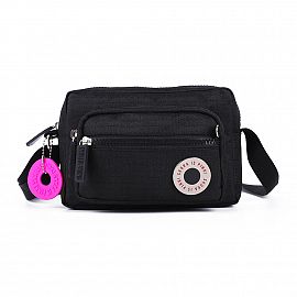 BANDOLERA SKORA PINK TECHNO NEGRA/ROSA