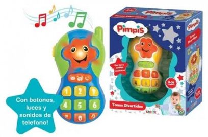 PIMPIS TELEFONO CON LUZ Y SONIDO