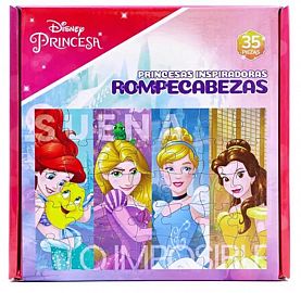 ROMPECABEZAS 35 PIEZAS PRINCESAS INSPIRADORAS