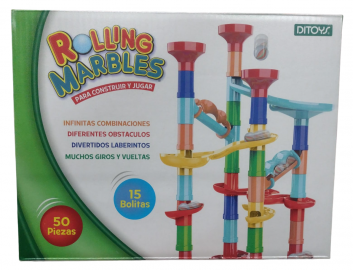 ROLLING MARBLES LABERINTO 50 PIEZAS