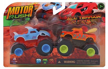 MOTOR RUSH CAMIONETAS X2 EN BLISTER