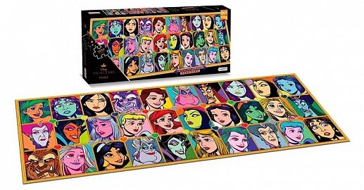 PUZZLE X 1000 PIEZAS PRINCESAS VILLANOS