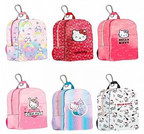 MINI MOCHILITA CON ACCESORIOS KITTY - 6 MODELOS