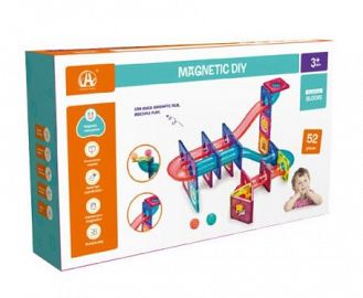 BLOQUES MAGNETICOS DIY 52 PIEZAS TUBULAR