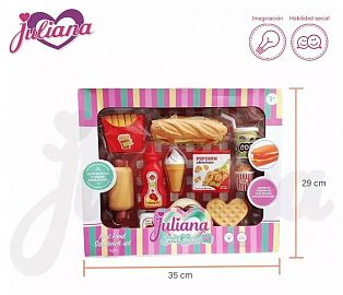 JULIANA FAST FOOD SANDWICH EN CAJA